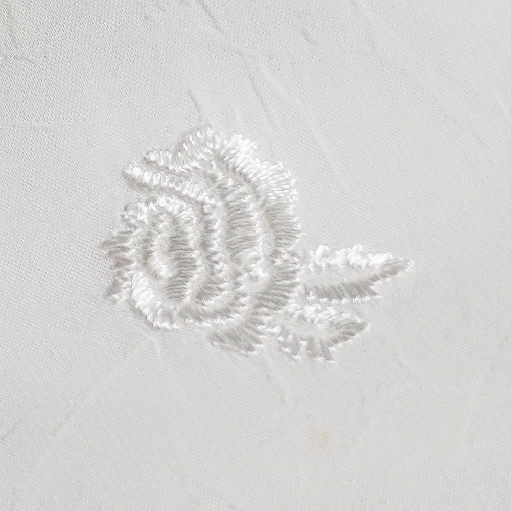 Johnny Was 0X White Embroidered Scallop Silk-Feel Blouse Luxury Boho Top Large - Picture 7 of 10